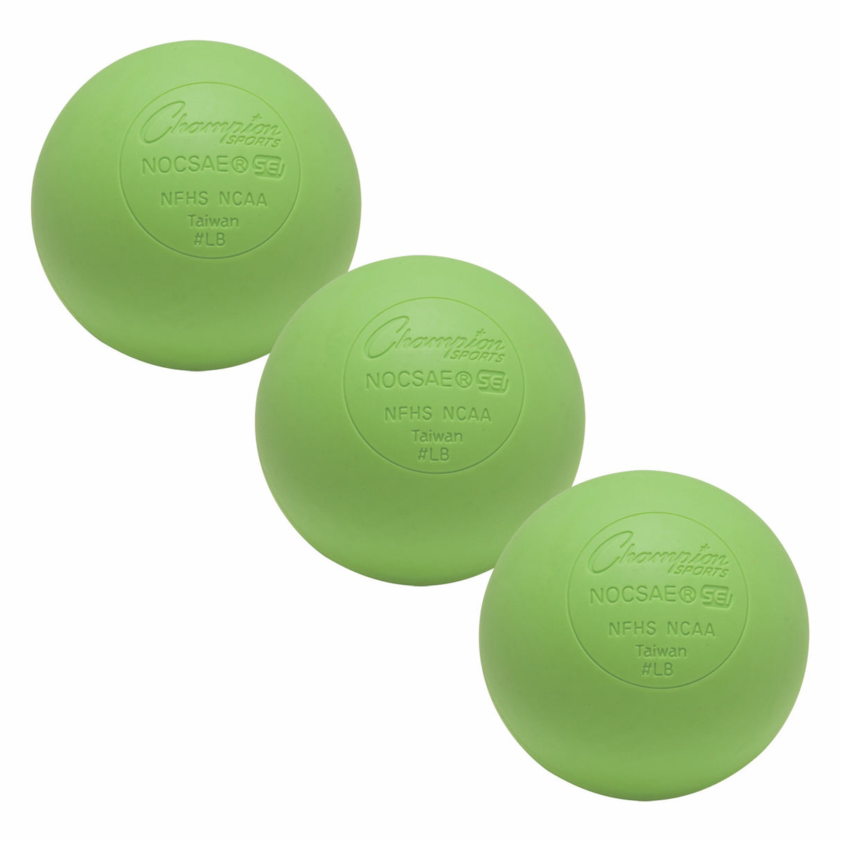 NOCSAE LACROSSE BALLS GREEN