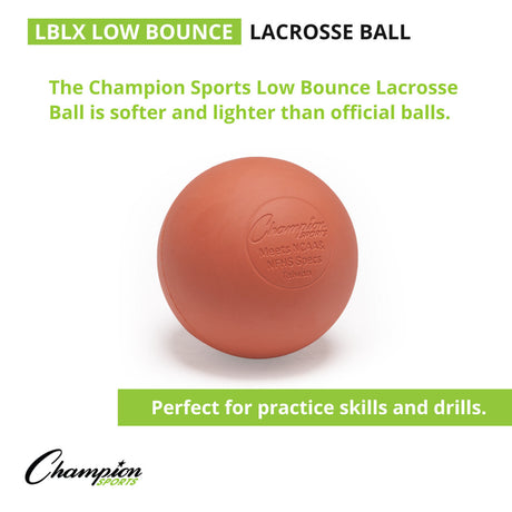 Champion Sports LOW BOUNCE LACROSSE BALL