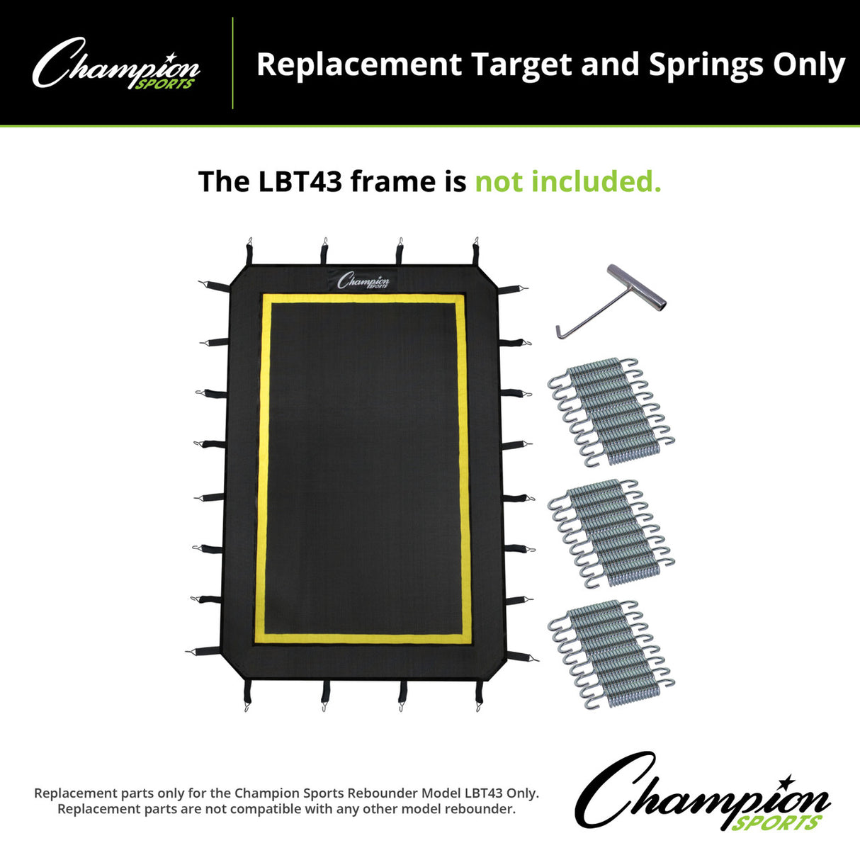 Champion Sports REPLACEMENT TARGET AND SPRINGS
