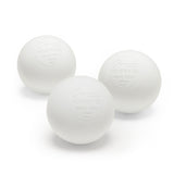 LACROSSE BALL SET WHITE, 3-PACK