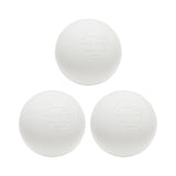 LACROSSE BALL SET WHITE, 3-PACK