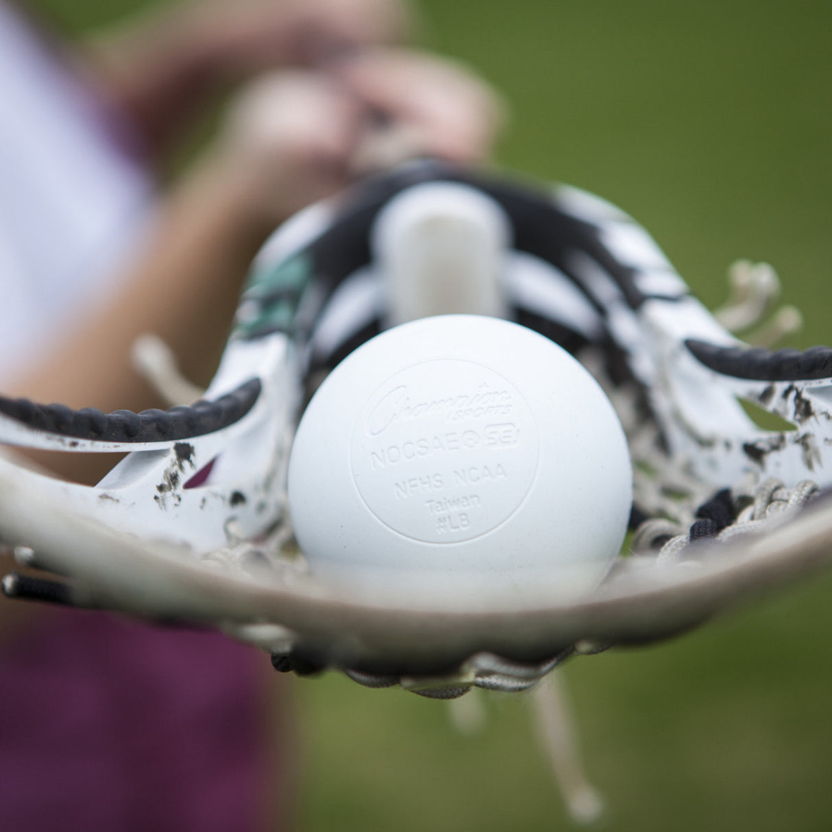 LACROSSE BALL SET WHITE, 3-PACK