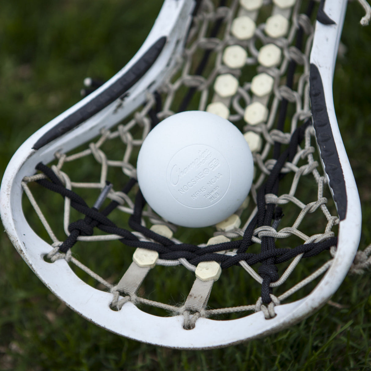 LACROSSE BALL SET WHITE, 3-PACK