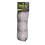LACROSSE BALL SET WHITE, 3-PACK