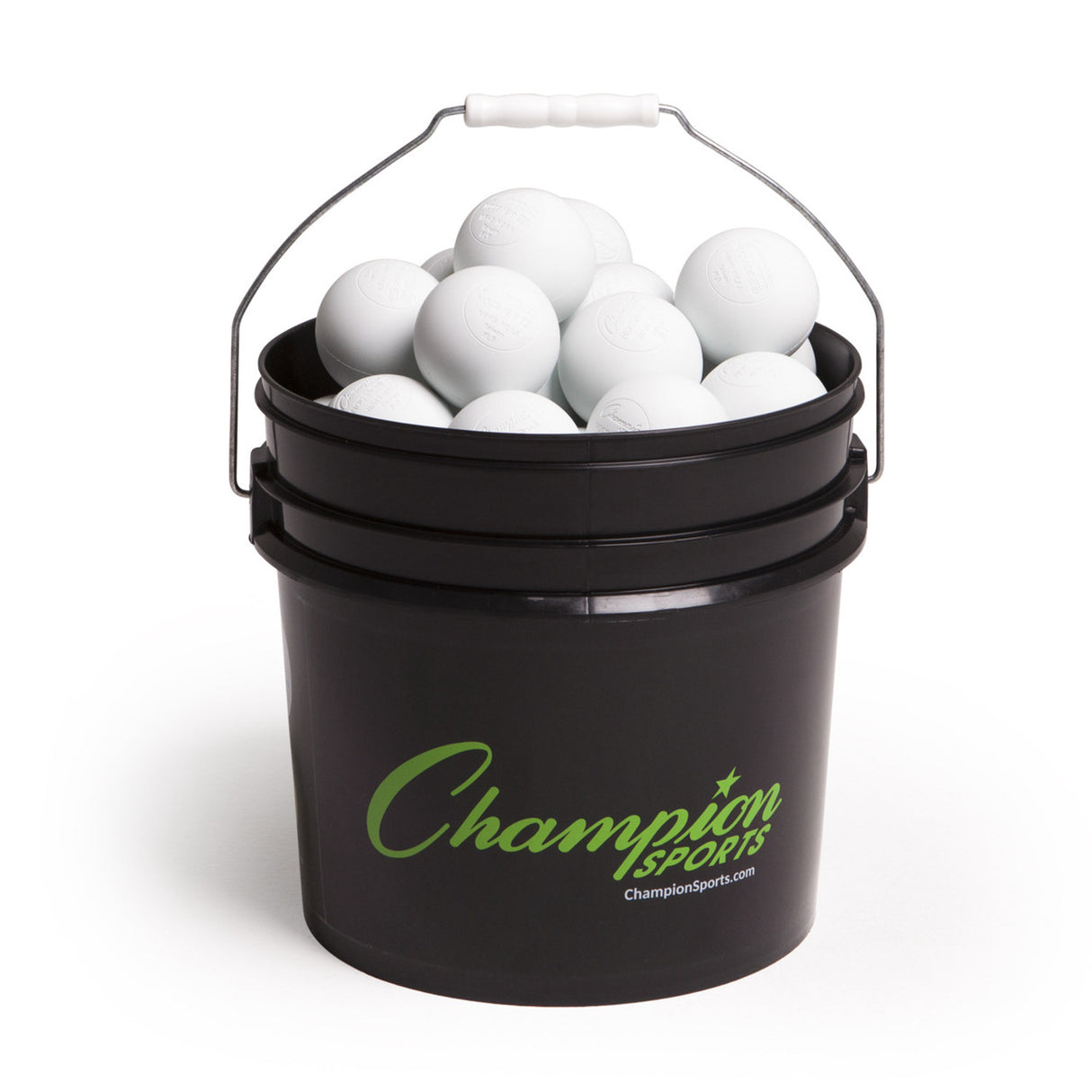 LACROSSE BALL BUCKET WHITE
