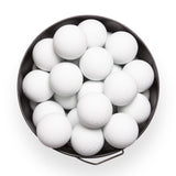 LACROSSE BALL BUCKET WHITE