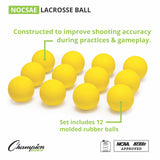 NOCSAE LACROSSE BALLS, BULK PACK ORANGE
