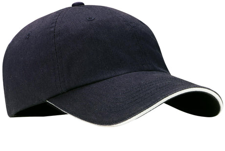 Port Authority ®  Sandwich Bill Cap with Striped Closure.  C830 - Port Authority C830