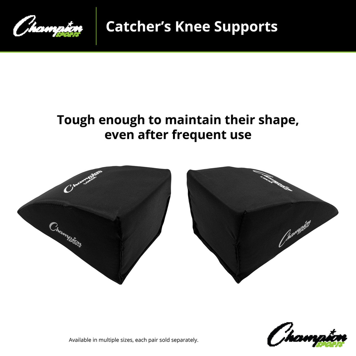 Champion Sports CATCHER'S KNEE SUPPORTS ADULT