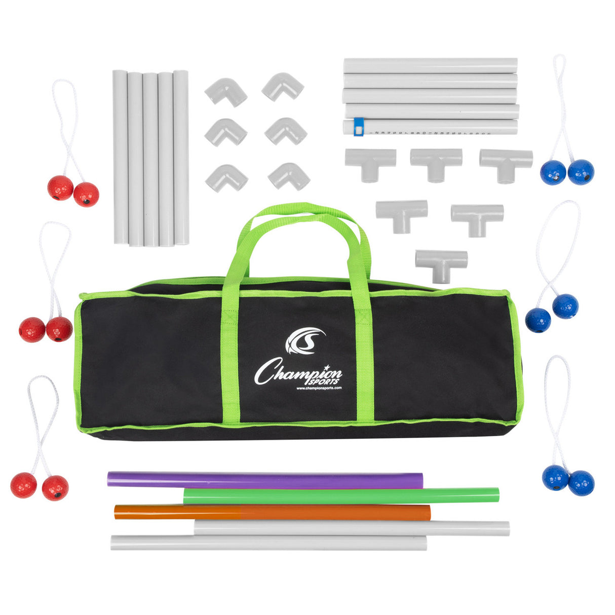 LADDER BALL GAME SET BLACK FRAME