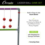 LADDER BALL GAME SET BLACK FRAME