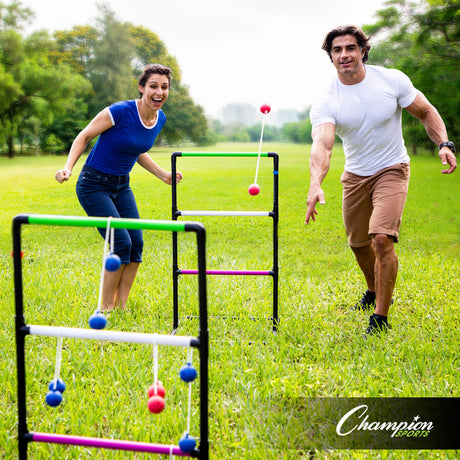 LADDER BALL GAME SET BLACK FRAME