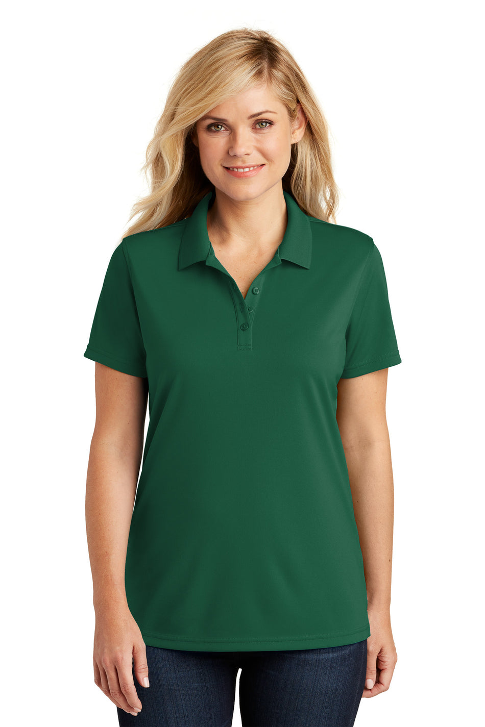 Port Authority ®  Women's Dry Zone ®  UV Micro-Mesh Polo. LK110 - Deep Forest Green - Port Authority LK110