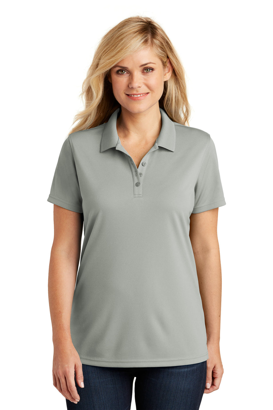 Port Authority ®  Women's Dry Zone ®  UV Micro-Mesh Polo. LK110 - Gusty Grey - Port Authority LK110