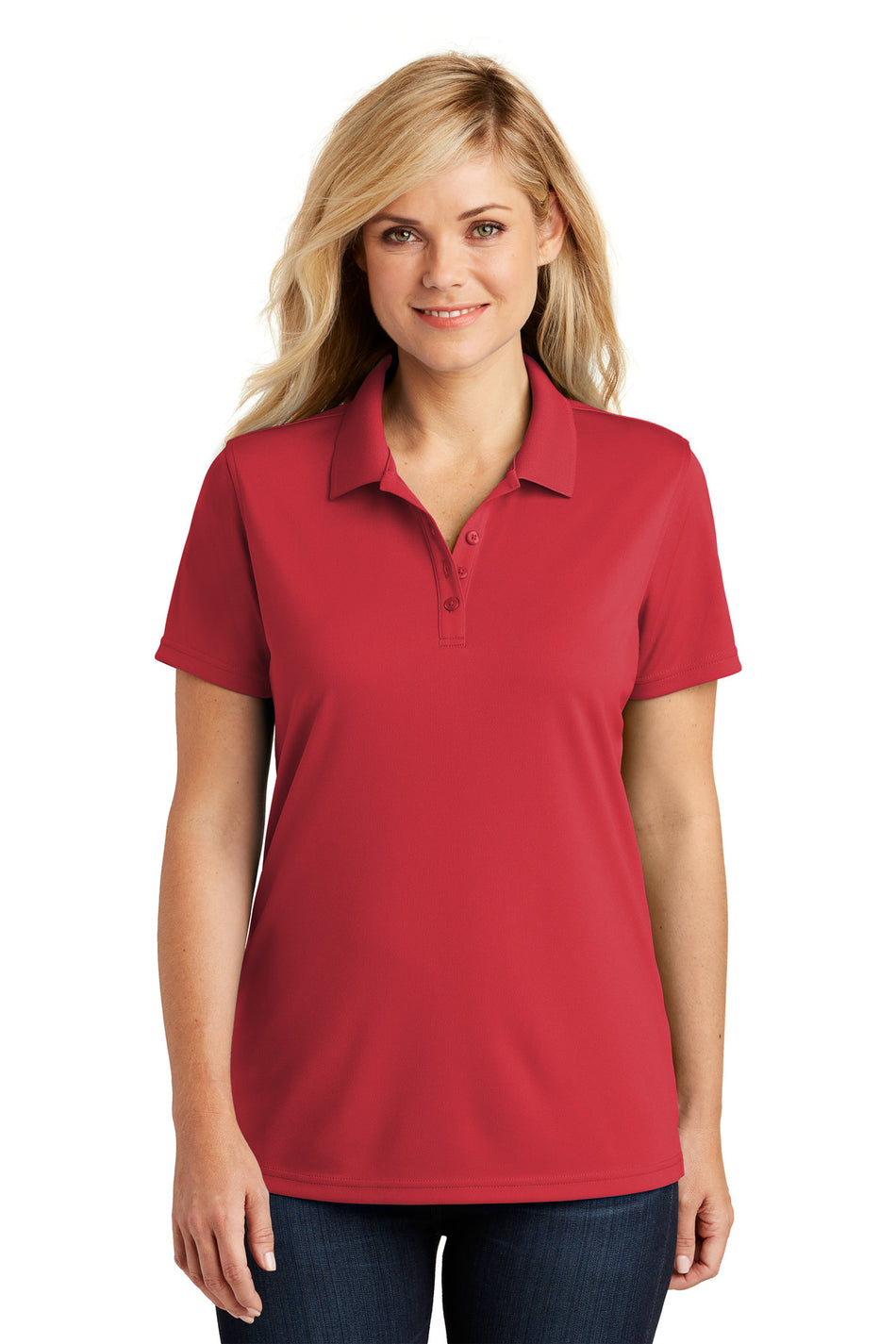 Port Authority ®  Women's Dry Zone ®  UV Micro-Mesh Polo. LK110 - Rich Red - Port Authority LK110