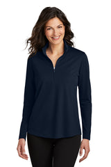 Port Authority LK112 Women's Dry Zone UV Micro-Mesh 1/4-Zip | Wholesale