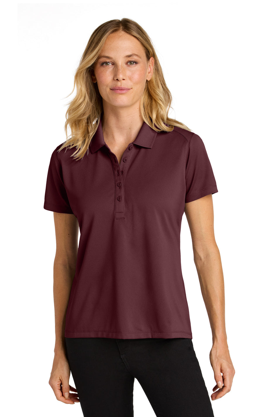 Port Authority ®  Women's Wearever Performance Pique Polo LK240 - Burgundy - Port Authority LK240