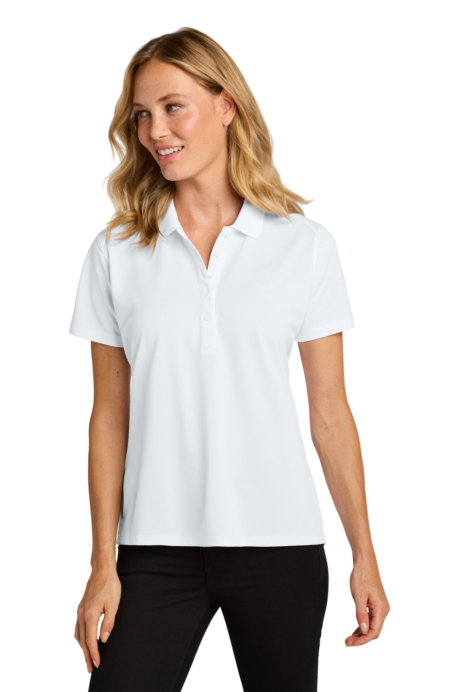 Port Authority ®  Women's Wearever Performance Pique Polo LK240 - White - Port Authority LK240