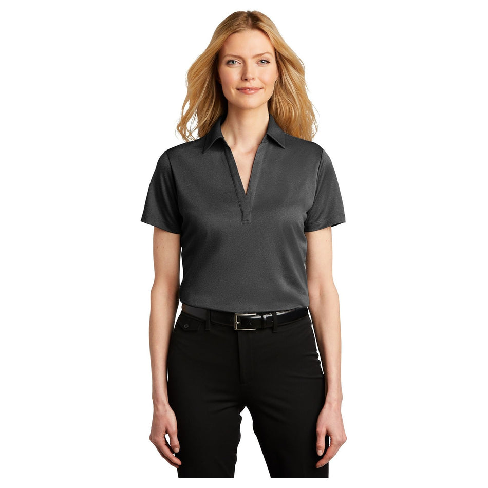 Port Authority  ®  Women's Heathered Silk Touch  ™  Performance Polo. LK542 - Port Authority LK542