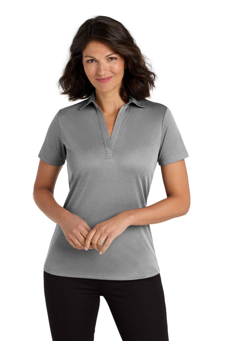 Port Authority LK542 Women's Heathered Silk Touch Performance Polo