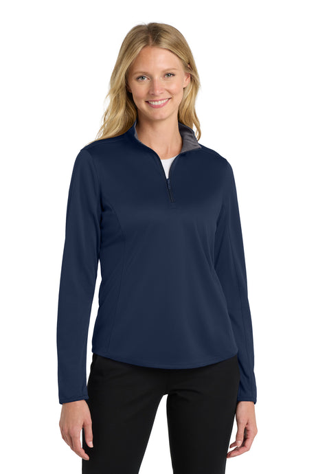 Port Authority  ®  Women's Silk Touch  ™  Performance 1/4-Zip LK584 - Port Authority LK584