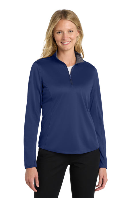 Port Authority  ®  Women's Silk Touch  ™  Performance 1/4-Zip LK584 - Port Authority LK584