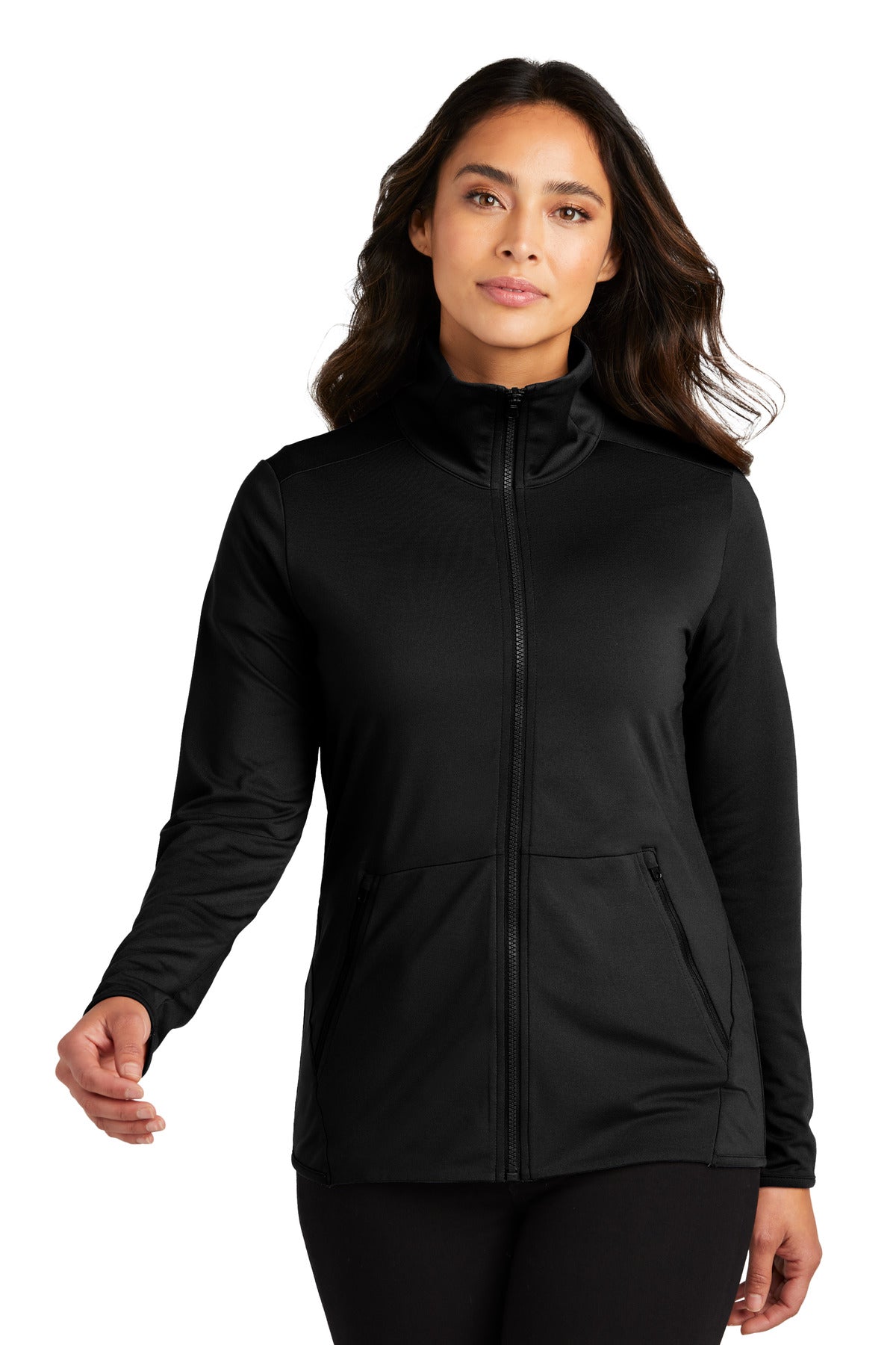 Port Authority ®  Women's Accord Stretch Fleece Full-Zip LK595 - Port Authority LK595