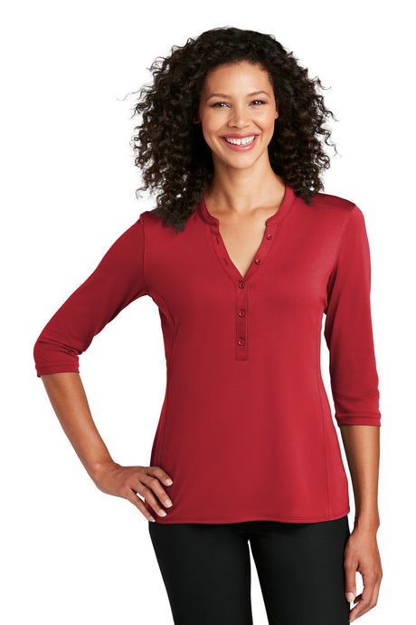 Port Authority  ®   Women's UV Choice Pique Henley LK750 - Port Authority LK750