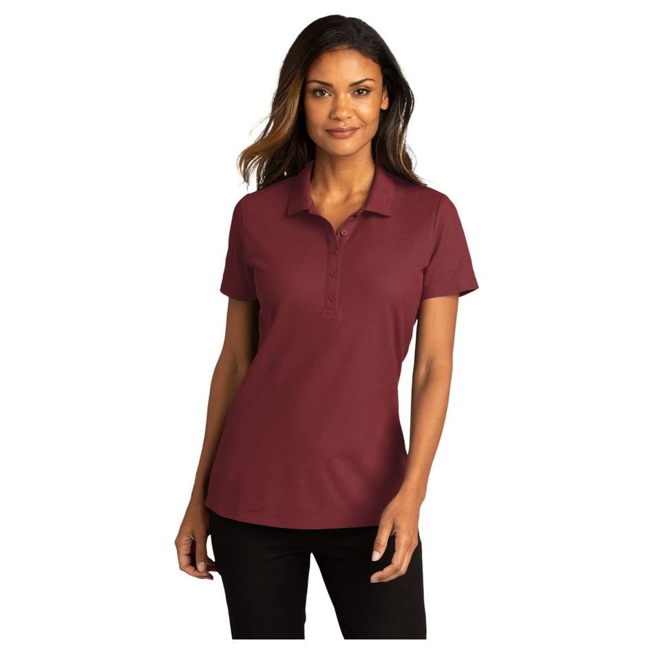 Port Authority ®  Women's SuperPro React ™   Polo. LK810 - Burgundy - Port Authority LK810