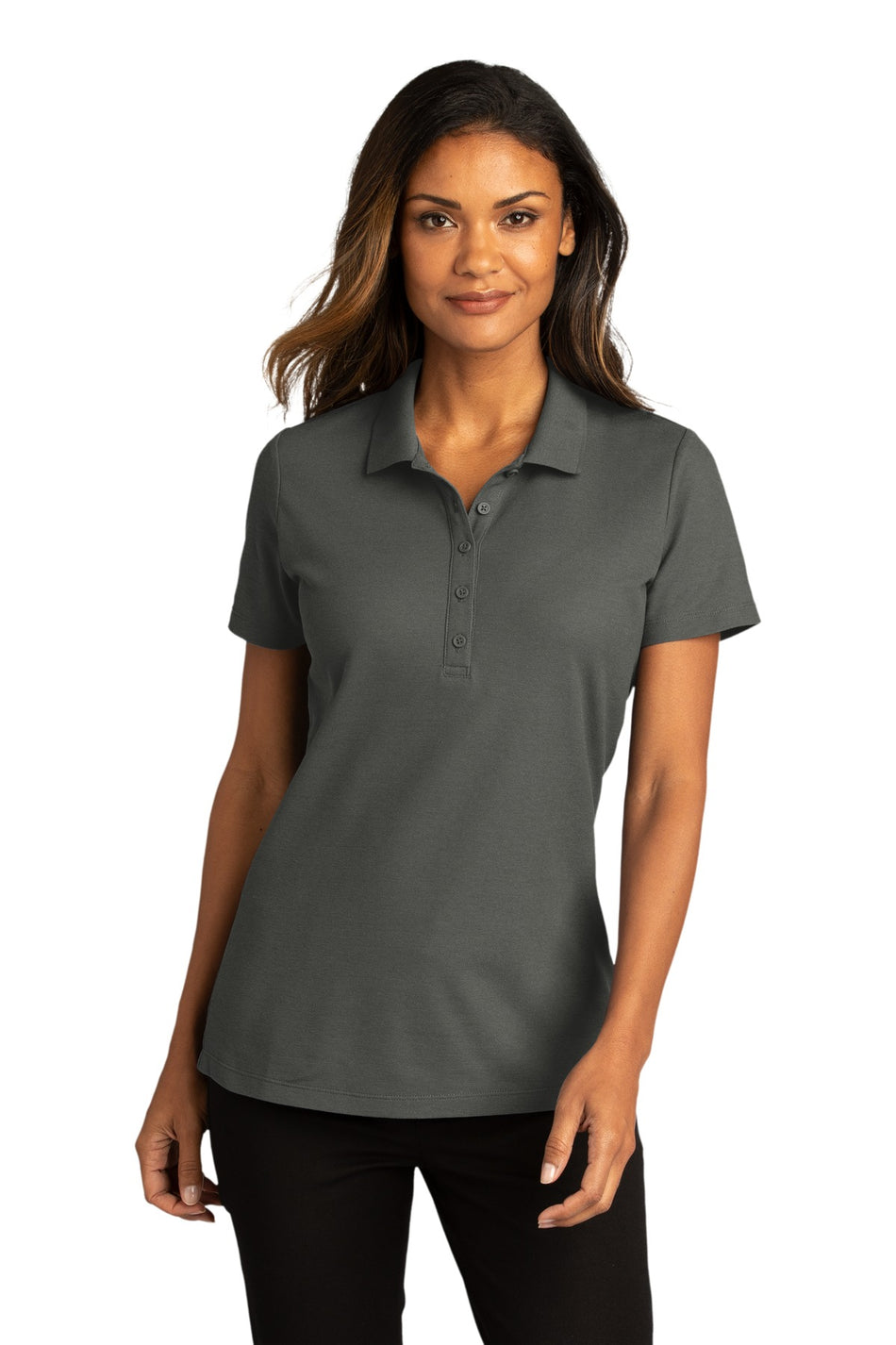 Port Authority ®  Women's SuperPro React ™   Polo. LK810 - Storm Grey - Port Authority LK810