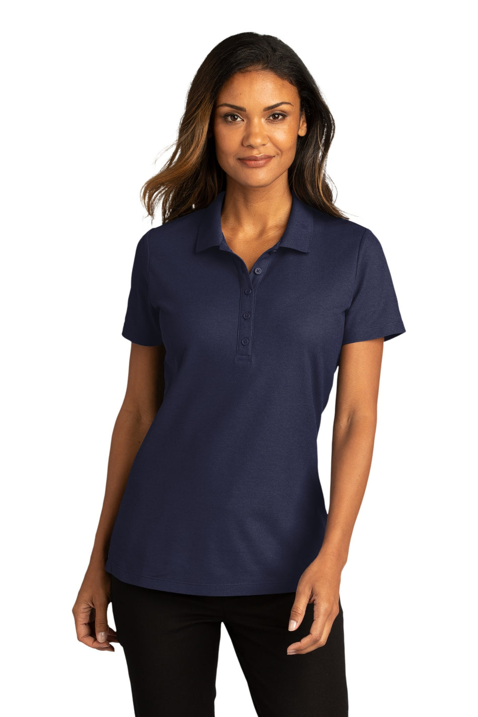 Port Authority ®  Women's SuperPro React ™   Polo. LK810 - True Navy - Port Authority LK810