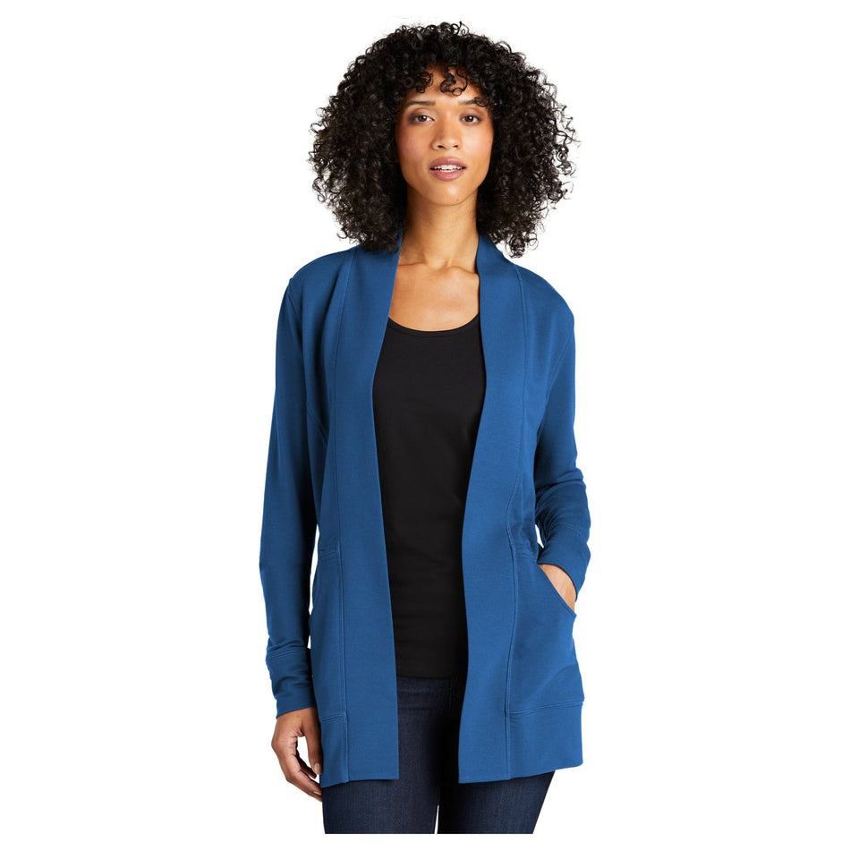 Port Authority ®  Women's Microterry Cardigan LK825 - Port Authority LK825