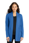 Port Authority LK825 Women's Microterry Cardigan