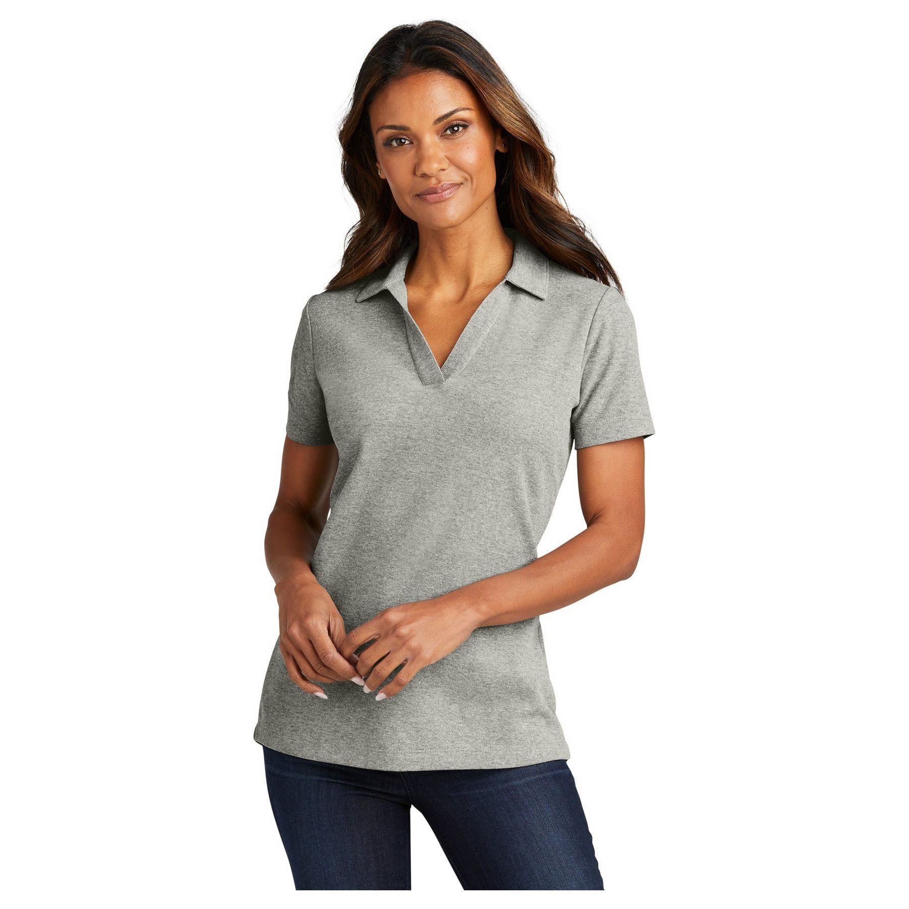 Port Authority ® Women's C-FREE ® Cotton Blend Pique Polo LK867 - Port Authority LK867 Polos/Knits Port Authority