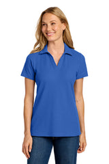 Port Authority LK867 Women's C-FREE Cotton Blend Pique Polo Wholesale Blank