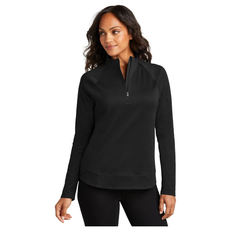 Port Authority ® Women's C-FREE ® Cypress 1/4-Zip LK870 - Port Authority LK870 Sweatshirts/Fleece Port Authority Deep Black XS