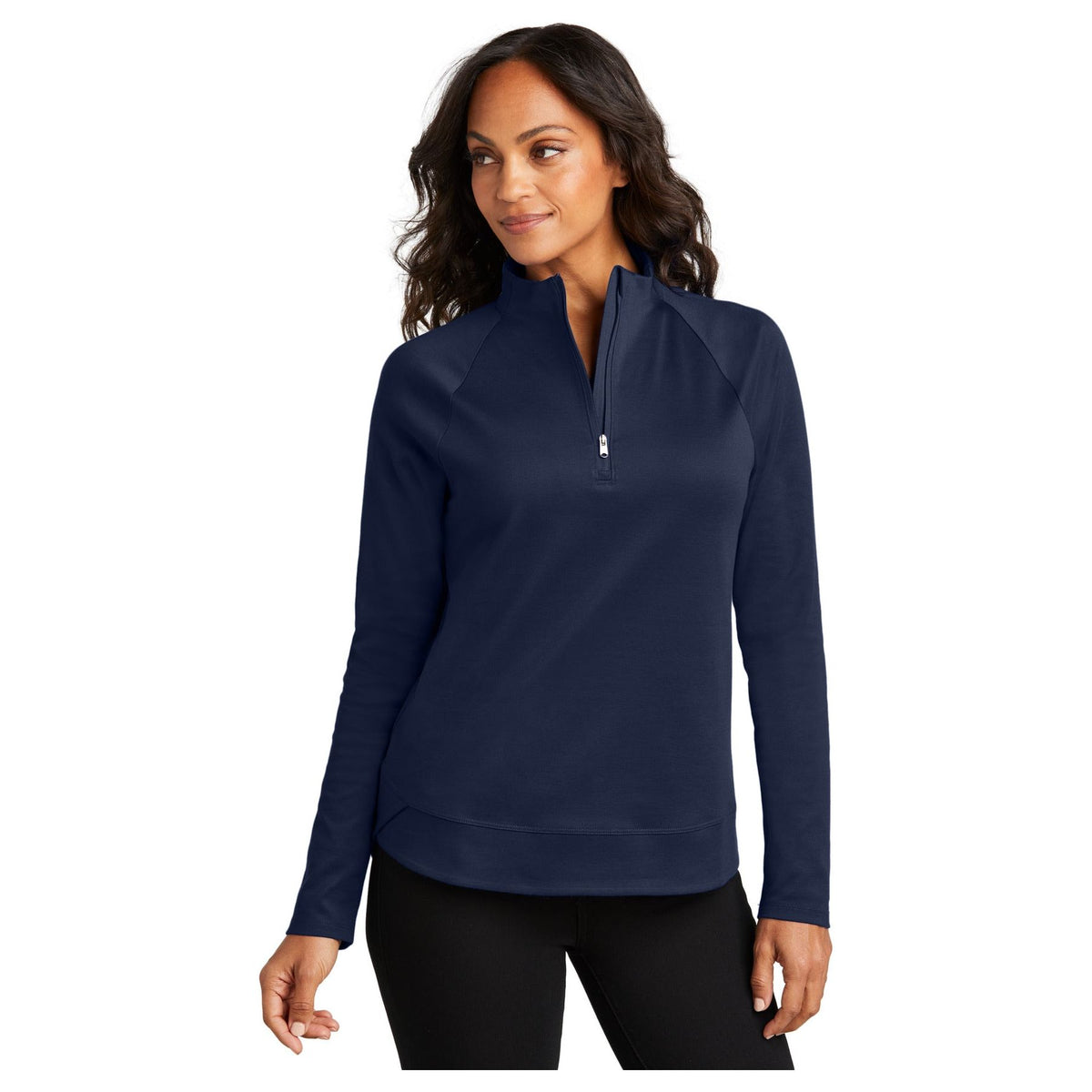 Port Authority ® Women's C-FREE ® Cypress 1/4-Zip LK870 - Port Authority LK870 Sweatshirts/Fleece Port Authority True Navy XS