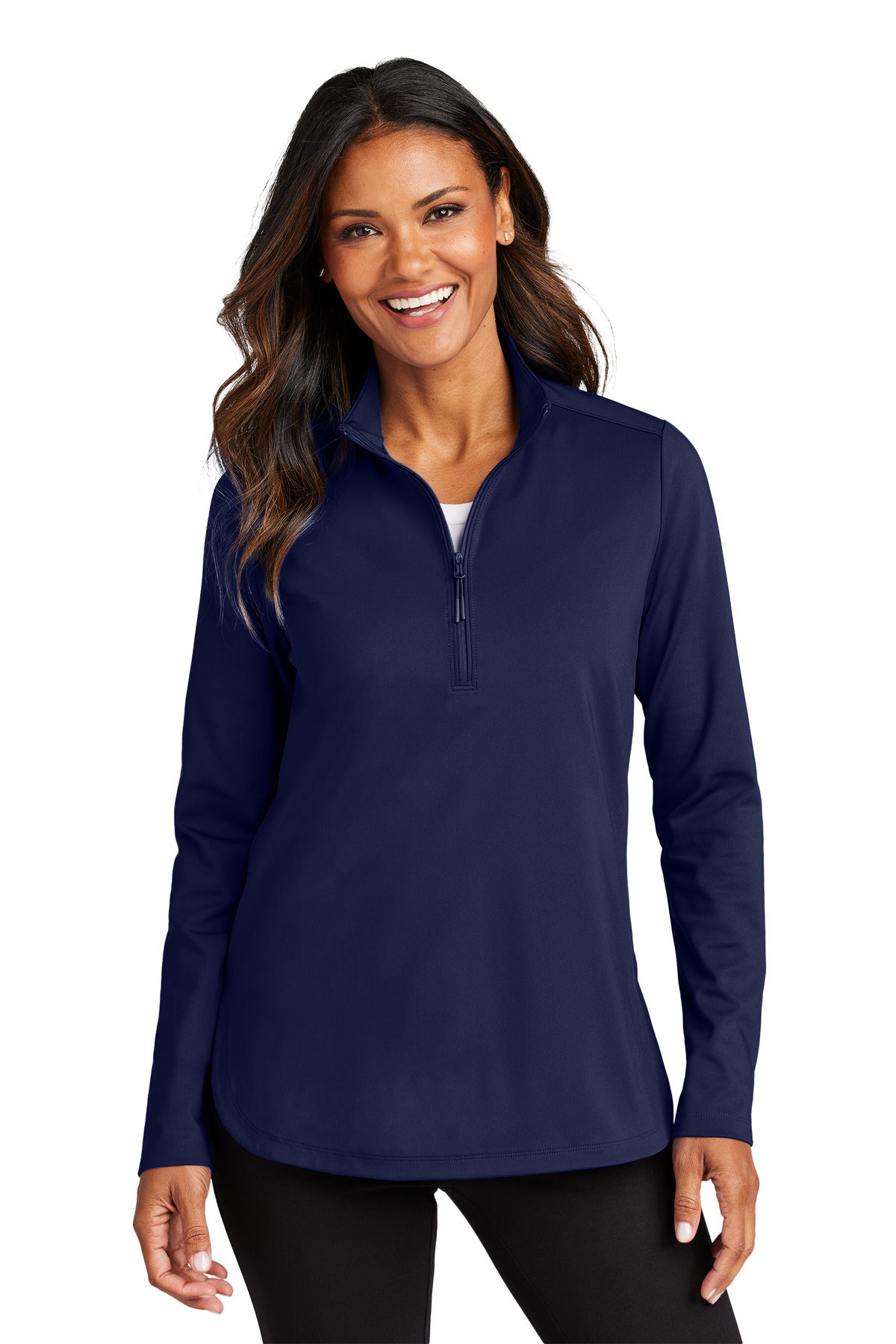Port Authority ®  Women's C-FREE ®  Double Knit 1/4-Zip LK880 - Port Authority LK880
