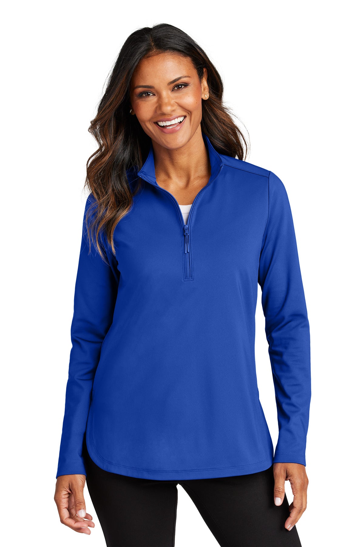 Port Authority ®  Women's C-FREE ®  Double Knit 1/4-Zip LK880 - Port Authority LK880