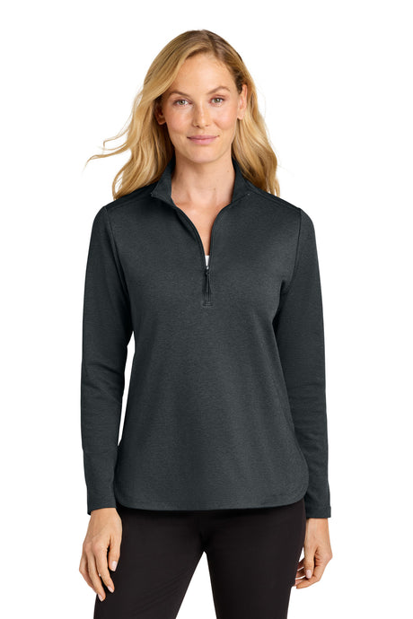 Port Authority LK880 Women's C-FREE Double Knit 1/4-Zip