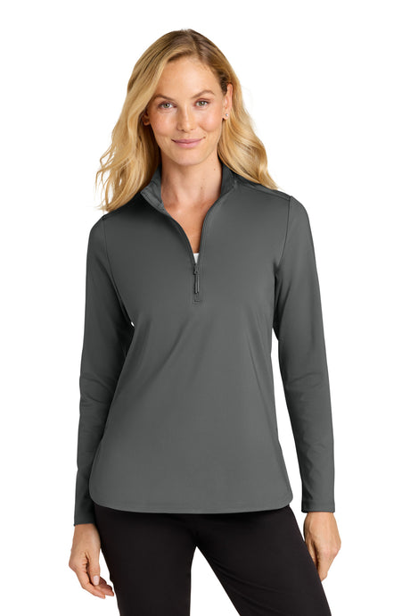 Port Authority LK880 Women's C-FREE Double Knit 1/4-Zip