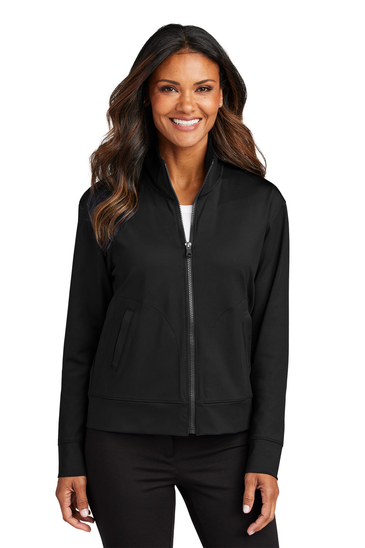 Port Authority ®  Women's C-FREE ®  Double Knit Full-Zip LK881 - Port Authority LK881