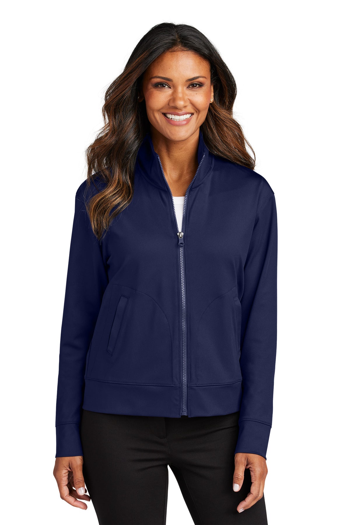 Port Authority ®  Women's C-FREE ®  Double Knit Full-Zip LK881 - Port Authority LK881