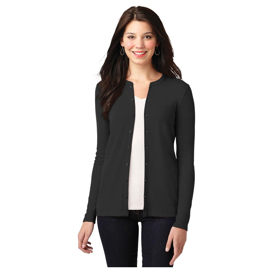 Port Authority ®  Women's Concept Stretch Button-Front Cardigan. LM1008 - Port Authority LM1008