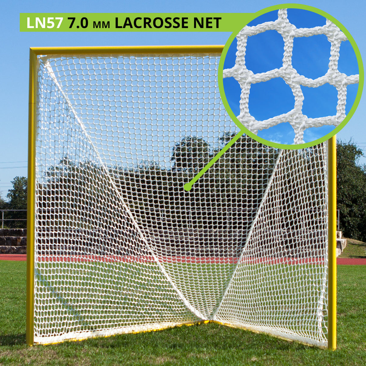 Champion Sports LACROSSE NET PAIR 8 MM KNOTLESS