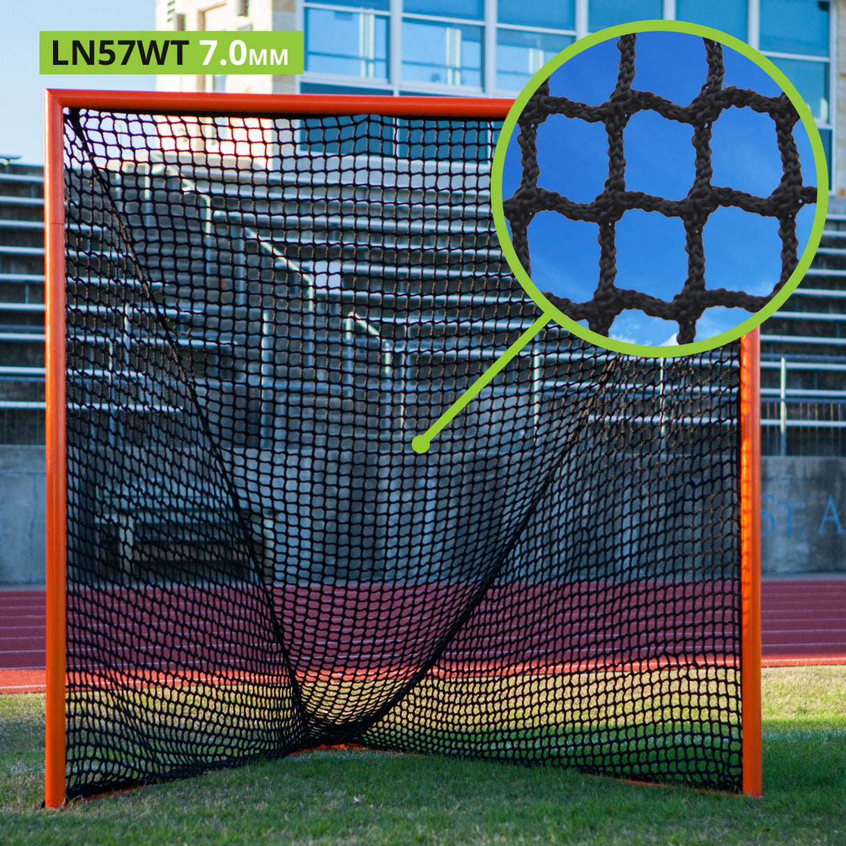 Champion Sports LACROSSE NET PAIR 8 MM KNOTLESS