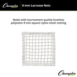 Champion Sports LACROSSE NET PAIR 8 MM KNOTLESS