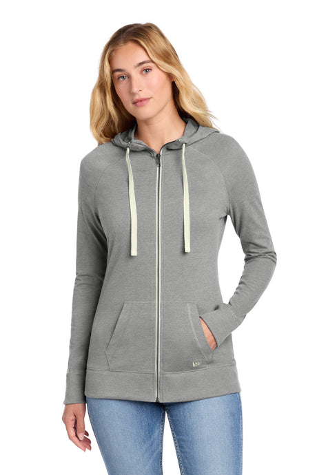 New Era LNEA122 Women's Sueded Cotton Blend Full-Zip Hoodie