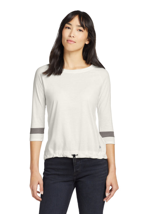 New Era LNEA136 Women's Tri-Blend 3/4-Sleeve Tee
