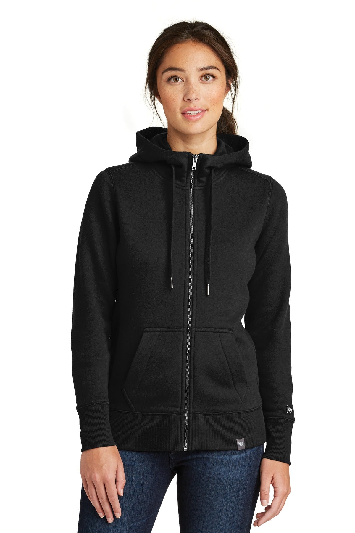 New Era LNEA502 Women's French Terry Full-Zip Hoodie